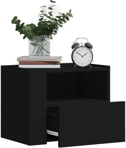 Vidaxl Veggmonterte nattbord 45x30x35 cm