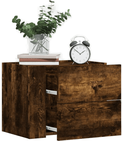 Vidaxl Veggmonterte nattbord 2 stk 45x30x35 cm