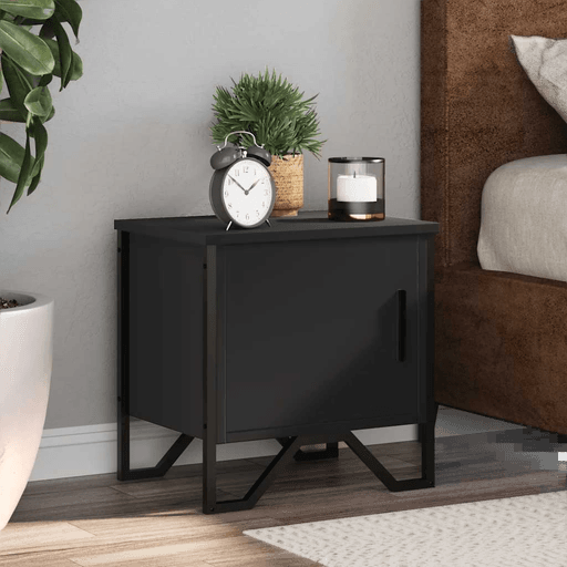Vidaxl Nattbord svart 40x30 cm