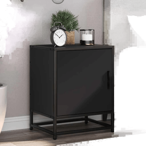 Vidaxl Nattbord svart 40x31 cm