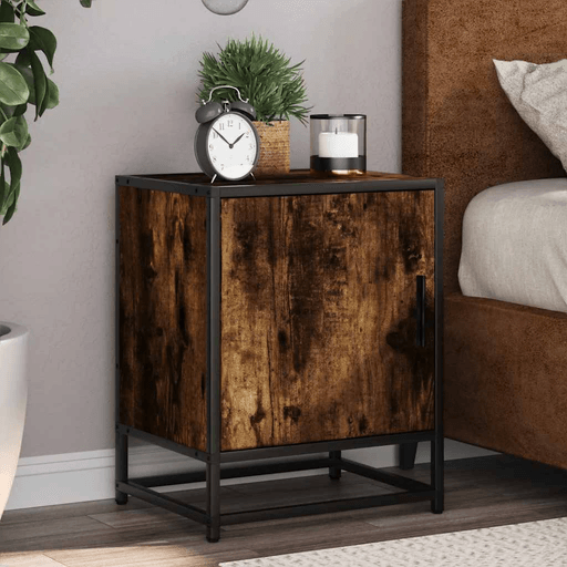 Vidaxl Nattbord 2 stk røkt eik