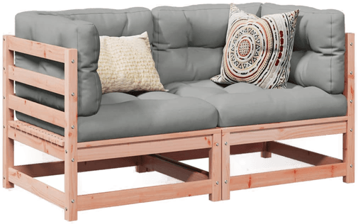 Vidaxl Hagesofasett 2 deler