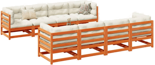 Vidaxl Hagesofasett 9 deler