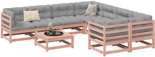 Vidaxl Hagesofasett 9 deler