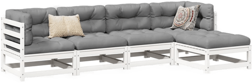 Vidaxl Hagesofagruppe 5 deler