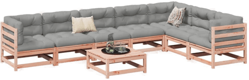 Vidaxl Hagesofasett 8 deler