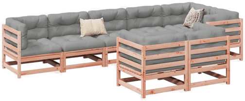 Vidaxl Hagesofasett 8 deler