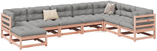 Vidaxl Hagesofasett 8 deler