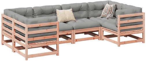 Vidaxl Hagesofasett 6 deler