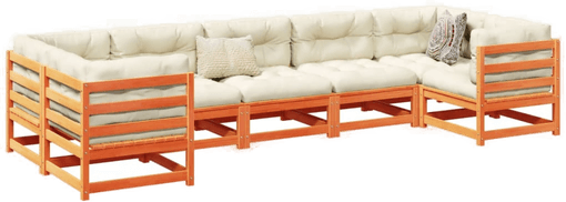 Vidaxl Hagesofasett 7 deler