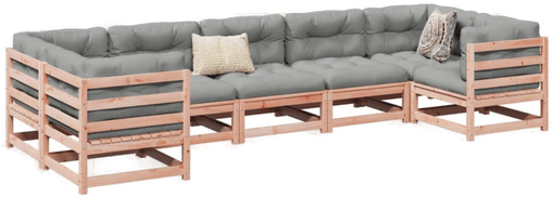 Vidaxl Hagesofasett 7 deler