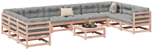 Vidaxl Hagesofasett 11 deler