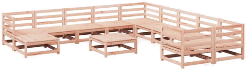 Vidaxl Hagesofasett 12 deler