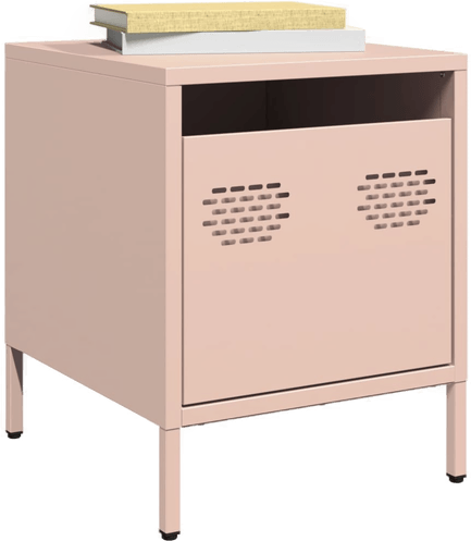 Vidaxl Nattbord rosa 35x39 cm