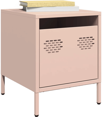 Vidaxl Nattbord 2 stk rosa 35x39 cm