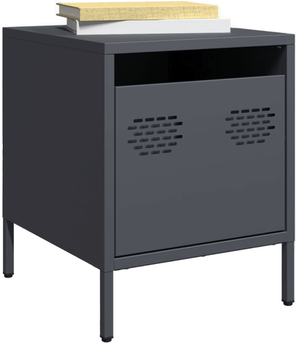 Vidaxl Nattbord 2 stk antrasitt 35x39 cm
