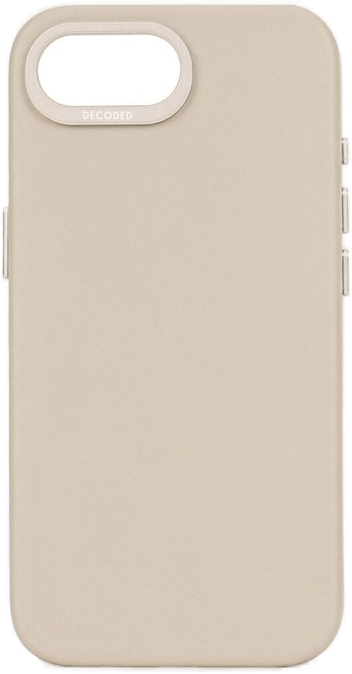 Decoded MagSafe deksel i skinn - Beige