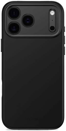 Decoded Antimikrobiell Silikondeksel til iPhone 17 Pro Max - Phantom Black