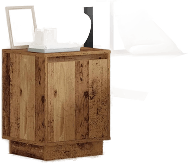 Vidaxl Nattbordskap Gammelt tre