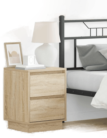 Vidaxl Nattbordskap Sonoma eik