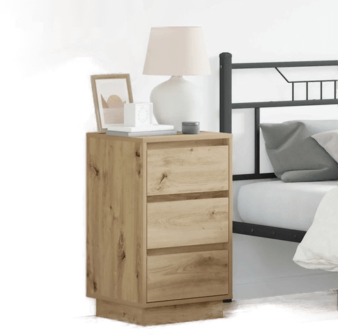 Vidaxl Nattbordskap Artisan Eik