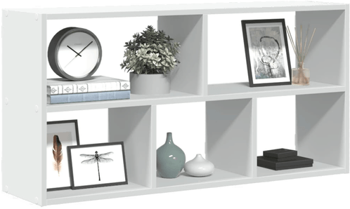 Vidaxl Vegghylle hvit 100x25 cm
