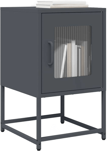 Vidaxl Nattbord antrasitt 36x39x60,5 cm