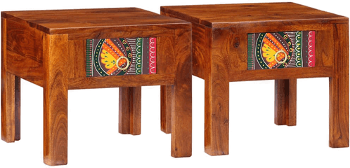 Vidaxl Nattbord 40x40 cm 2 stk