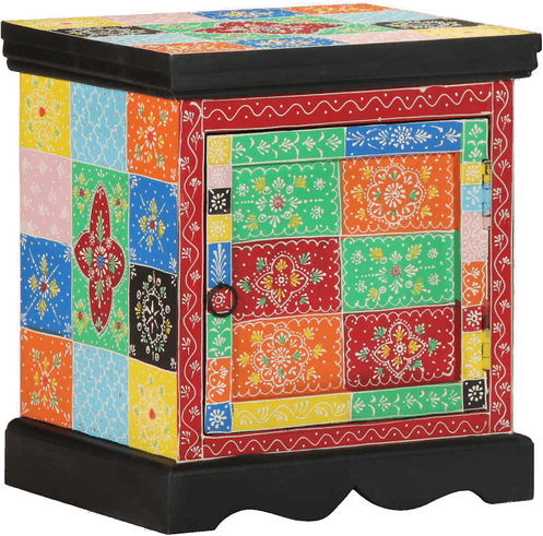 Vidaxl Nattbord heltre mango 40x35x45 cm