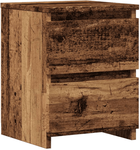 Vidaxl Nattbord gammelt tre 30x30x40 cm