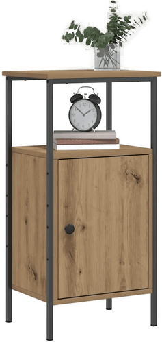 Vidaxl Nattbord artisan eik 41x31x80 cm