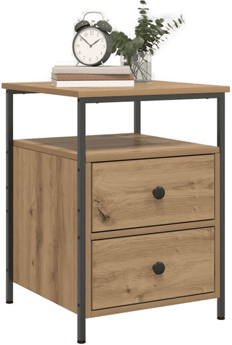 Vidaxl Nattbord artisan eik 44x45 cm