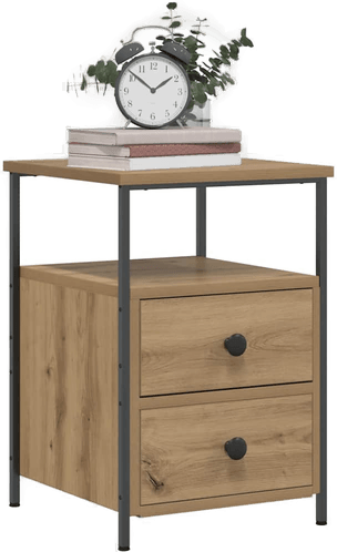 Vidaxl Nattbord 2 stk artisan eik