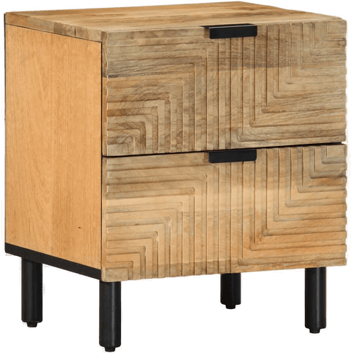 Vidaxl Nattbord heltre mango 40x33x46 cm