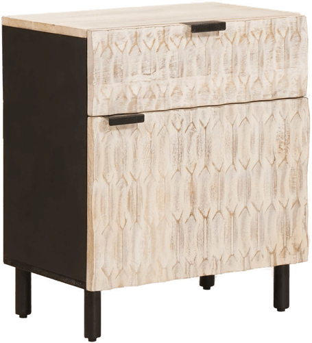 Vidaxl Nattbordskap Hvit 50 x 33 x 60 cm