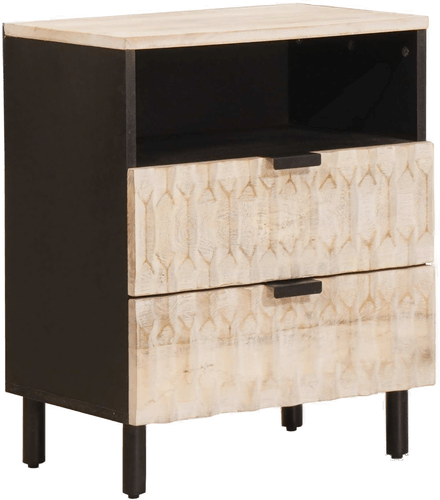 Vidaxl Nattbordskap Hvit 50 x 33 x 60 cm