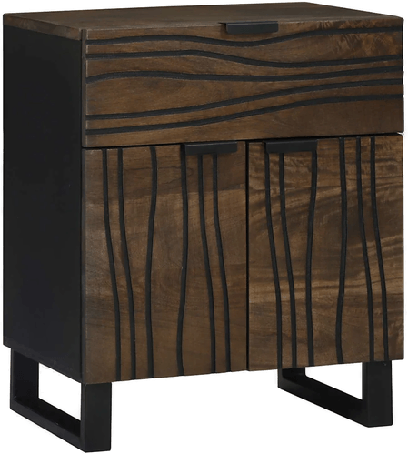 Vidaxl Nattbordskap Valnøtt 50 x 33 x 60 cm