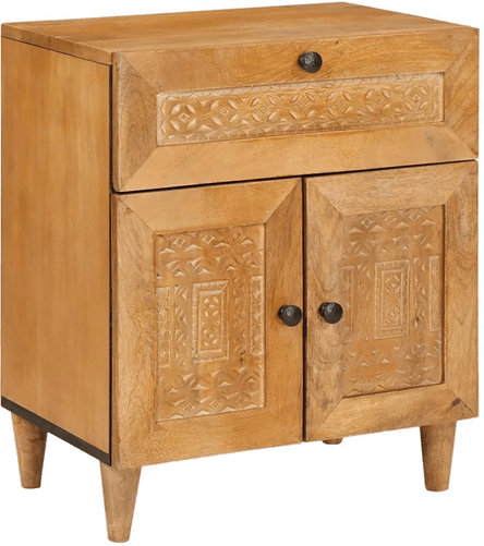 Vidaxl Nattbordskap Lys Brun 50 x 33 x 60 cm