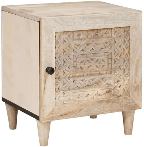 Vidaxl Nattbordskap Beige 40 x 33 x 46 cm