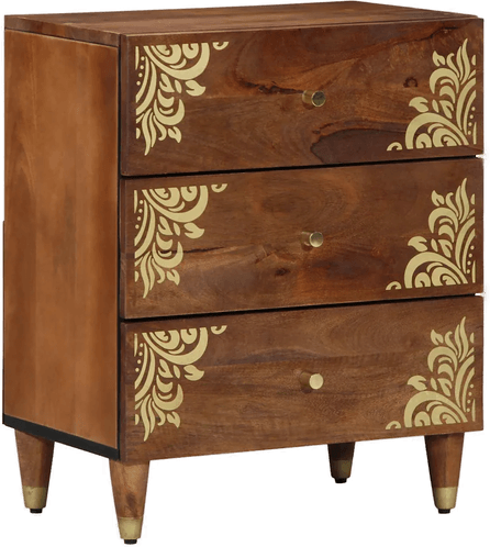 Vidaxl Nattbordskap Honning brun