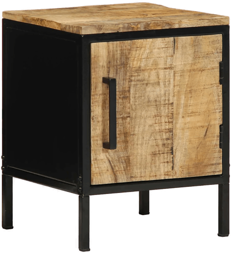 Vidaxl Nattbordskap Brun og svart