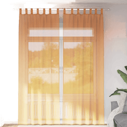 Vidaxl Voilegardiner 140x260 cm oransje