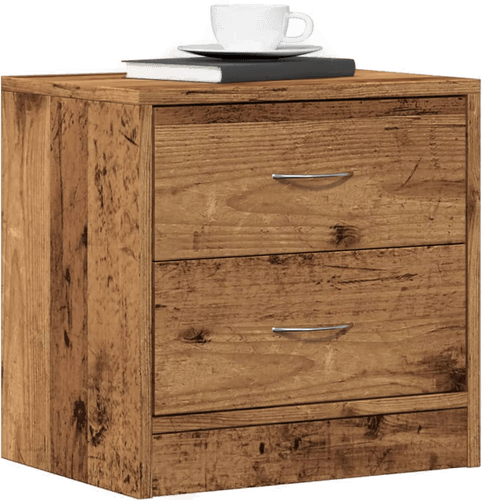 Vidaxl Nattbord gammelt tre 40x30x40 cm