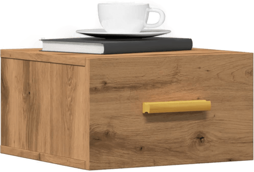 Vidaxl Veggmonterte nattbord 35x35 cm