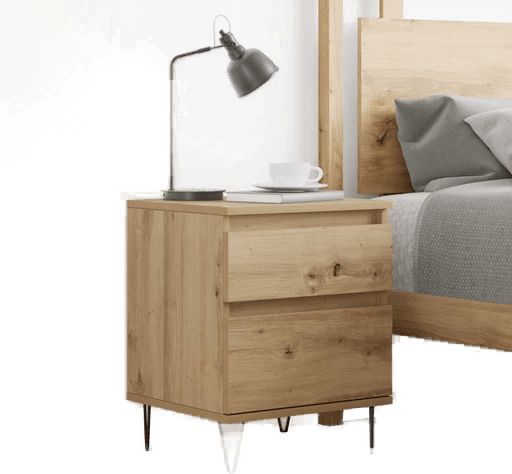 Vidaxl Nattbord artisan eik 40x35 cm