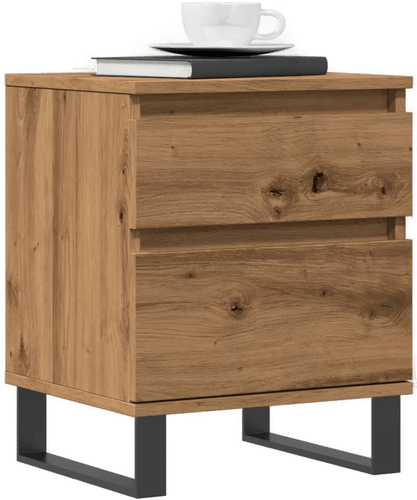 Vidaxl Nattbord artisan eik 40x35 cm