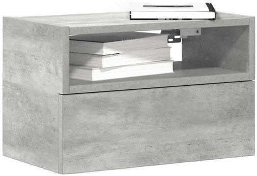 Vidaxl Veggmonterte nattbord 2 stk 45x26x28,5 cm