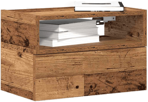 Vidaxl Veggmonterte nattbord 2 stk