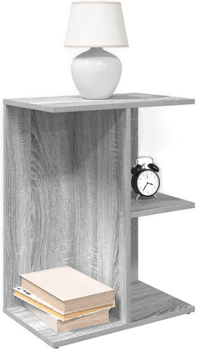 Vidaxl Nattbord grå sonoma 46,5x29x61 cm