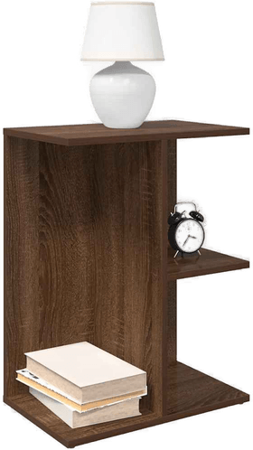 Vidaxl Nattbord brun eik 46,5x29x61 cm